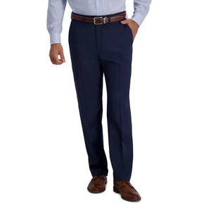 Men's J.M. Haggar® Premium Classic-Fit Flat-Front Stretch Suit Pants - Navy